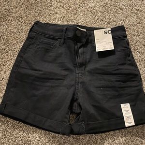 Never warn for black SO high waisted black shorts